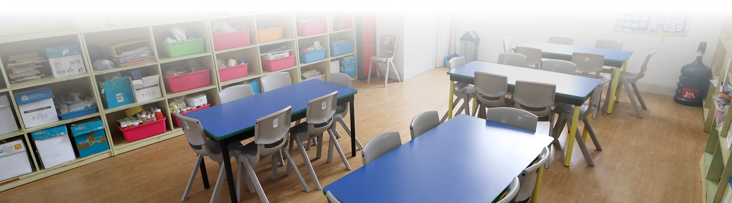 A classroom prepared for learning